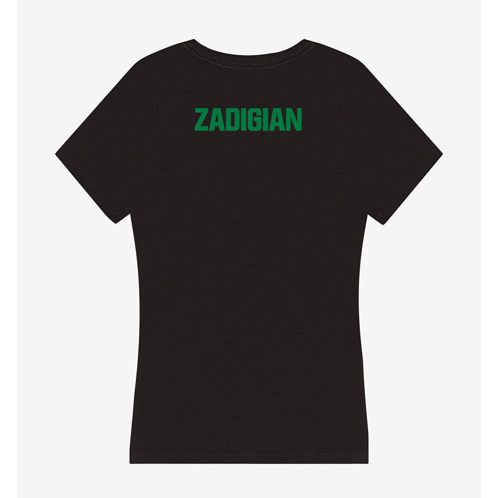 North Texas - NCAA Women's Swimming & Diving : Ava Zadigian - Women's V-Neck T-Shirt-1