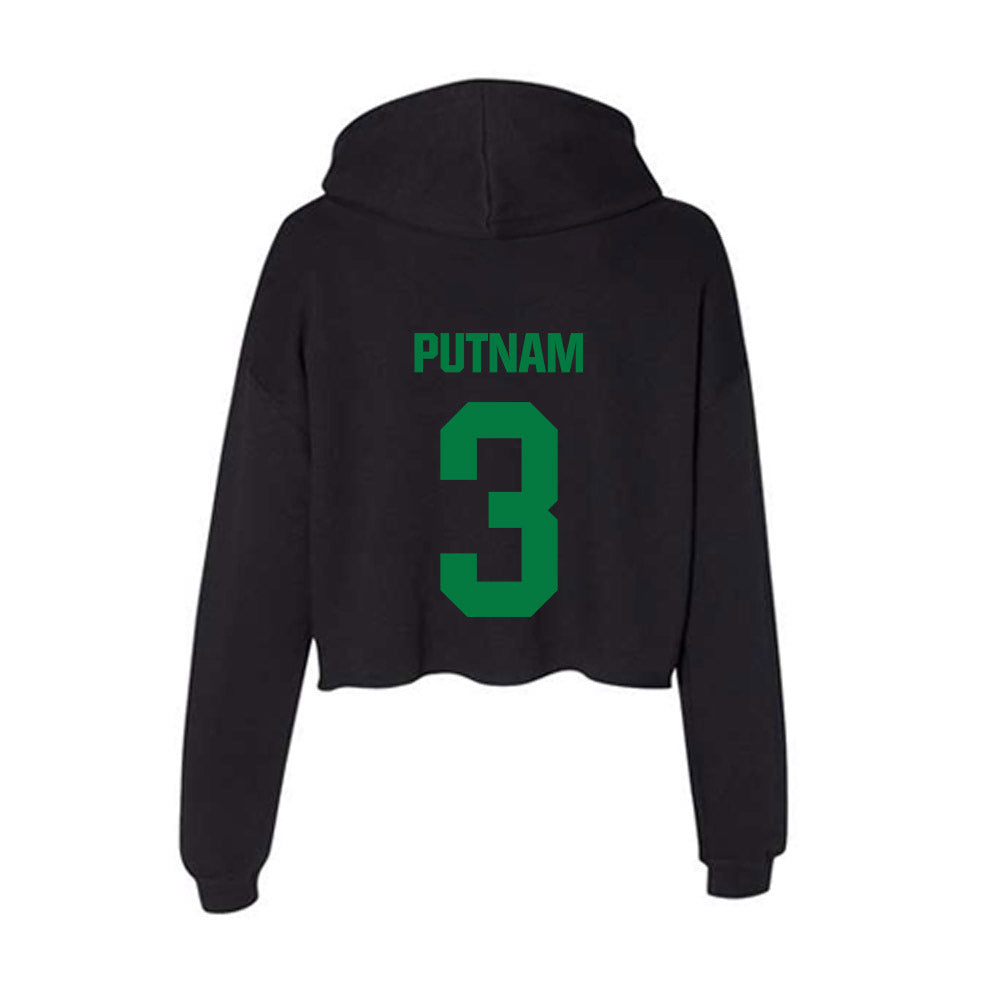 North Texas - NCAA Women's Soccer : Madalynn Putnam - Women's Crop Fleece Hoodie-1