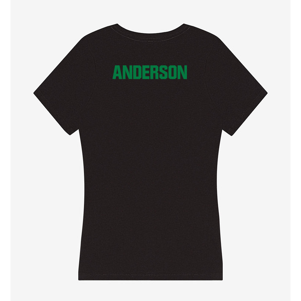 North Texas - NCAA Women's Swimming & Diving : Vivian Anderson - Women's V-Neck T-Shirt-1