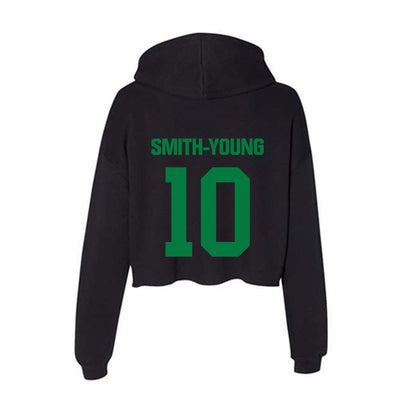 North Texas - NCAA Football : Patrick Smith-Young - Women's Crop Fleece Hoodie-1