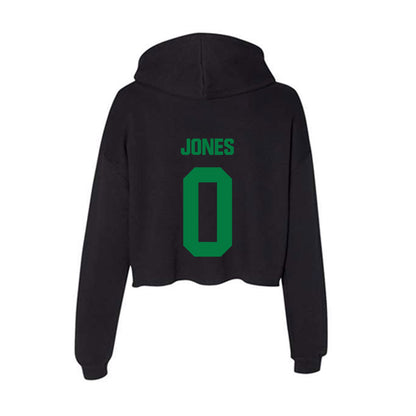 North Texas - NCAA Football : Brandon Jones - Women's Crop Fleece Hoodie-1
