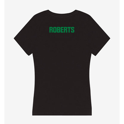 North Texas - NCAA Women's Track & Field : Ava Roberts - Women's V-Neck T-Shirt-1