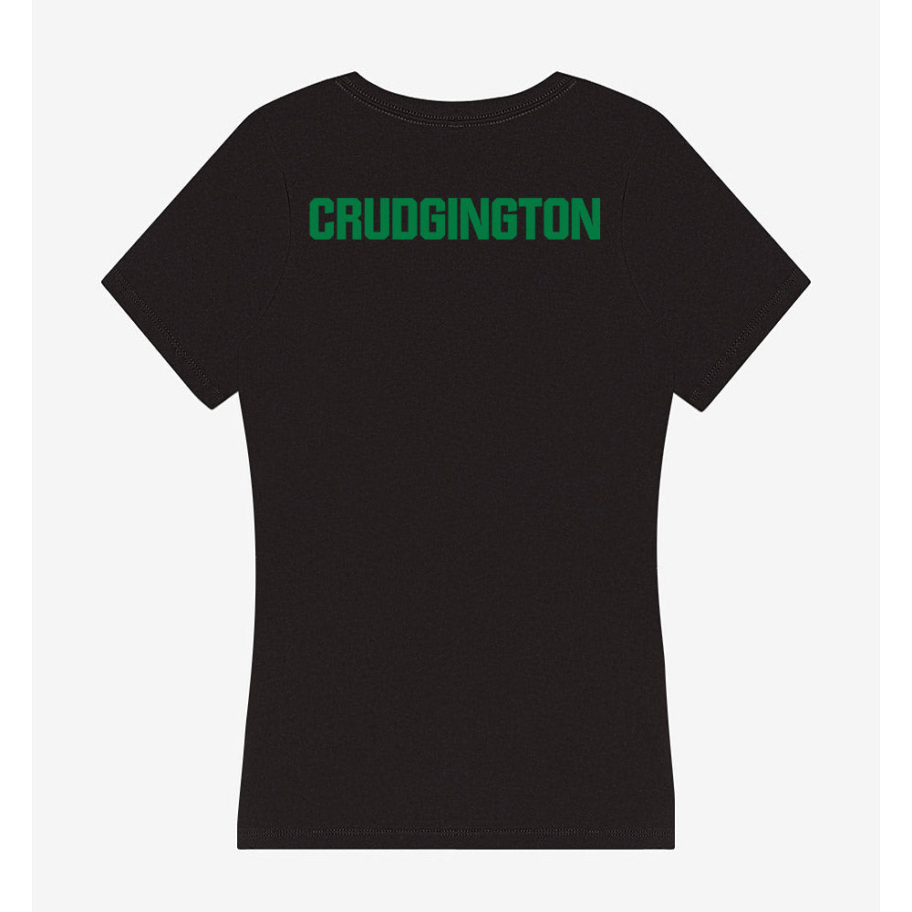 North Texas - NCAA Football : Luke Crudgington - Women's V-Neck T-Shirt-1