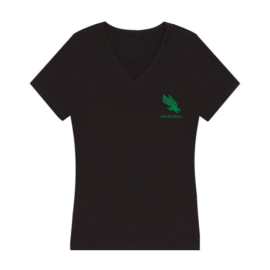 North Texas - NCAA Women's Basketball : Kalysta Martin - Women's V-Neck T-Shirt-0