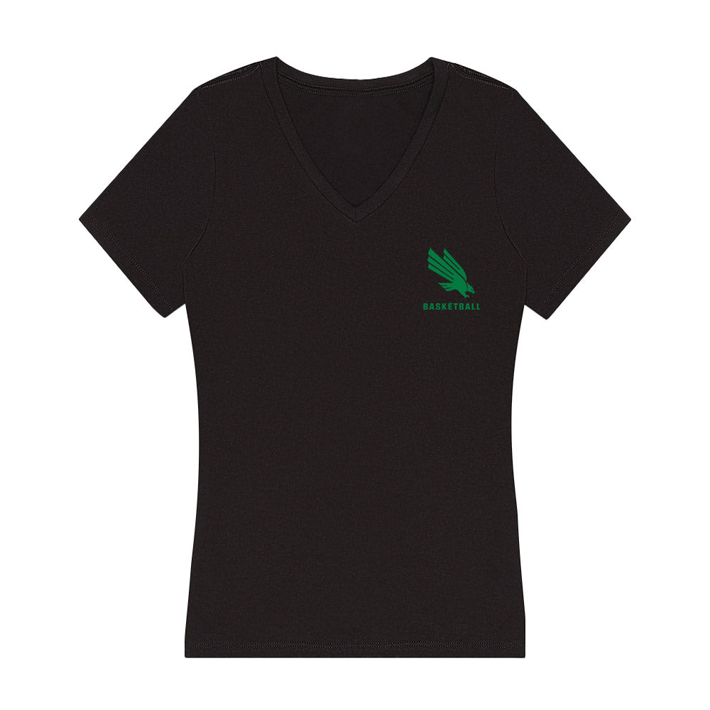 North Texas - NCAA Women's Basketball : KaMyra Barber - Women's V-Neck T-Shirt-0