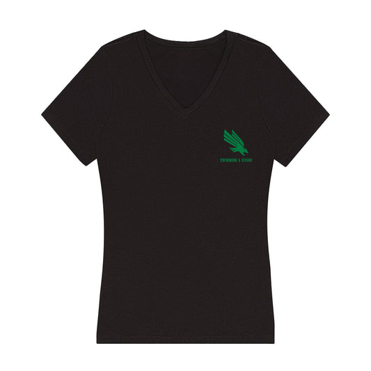 North Texas - NCAA Women's Swimming & Diving : Vivian Anderson - Women's V-Neck T-Shirt-0