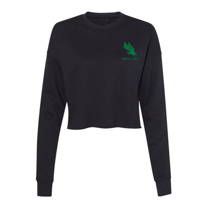 North Texas - NCAA Men's Track & Field : Rachone Stigarll - Women's Cropped Crew Fleece-0