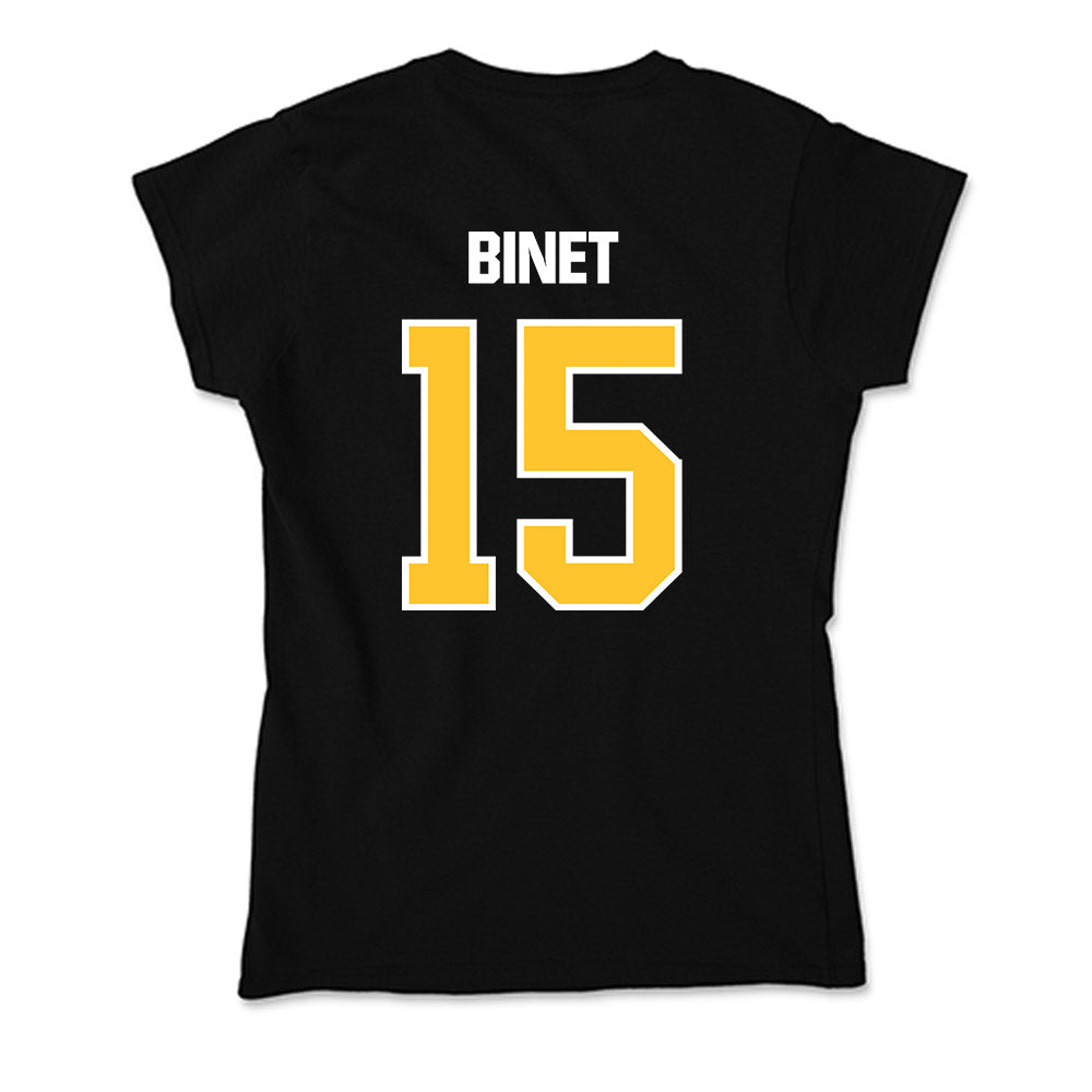 Southern Miss - NCAA Men's Basketball : Djahi Binet - Soft Style Women’s T-Shirt-1