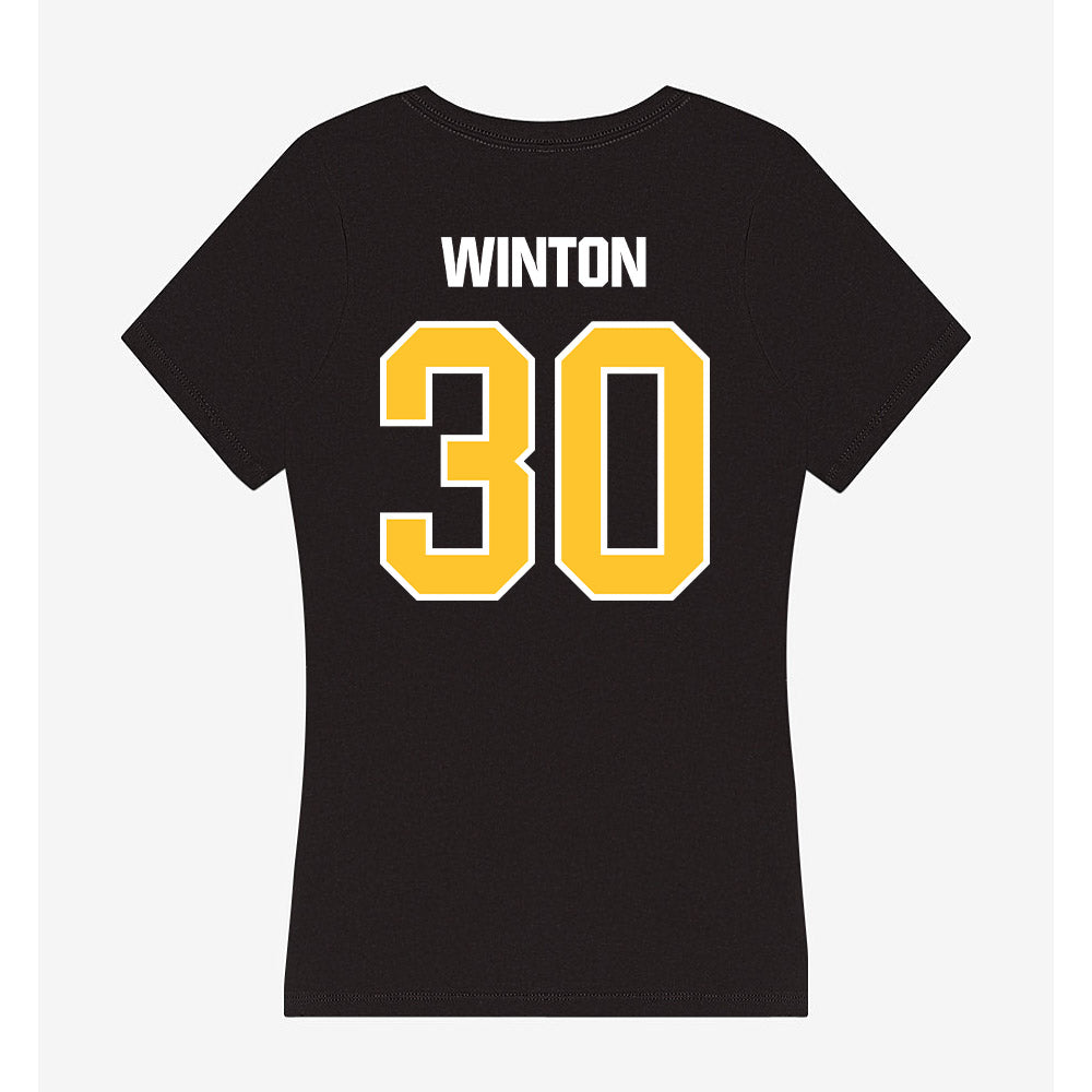 Southern Miss - NCAA Football : Trevor Winton - Women's V-Neck T-Shirt-1