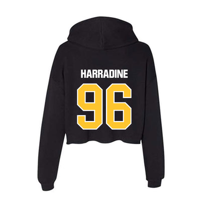 Southern Miss - NCAA Football : Reed Harradine - Women's Crop Fleece Hoodie-1