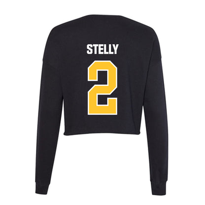 Southern Miss - NCAA Baseball : Caleb Stelly - Women's Cropped Crew Fleece-1