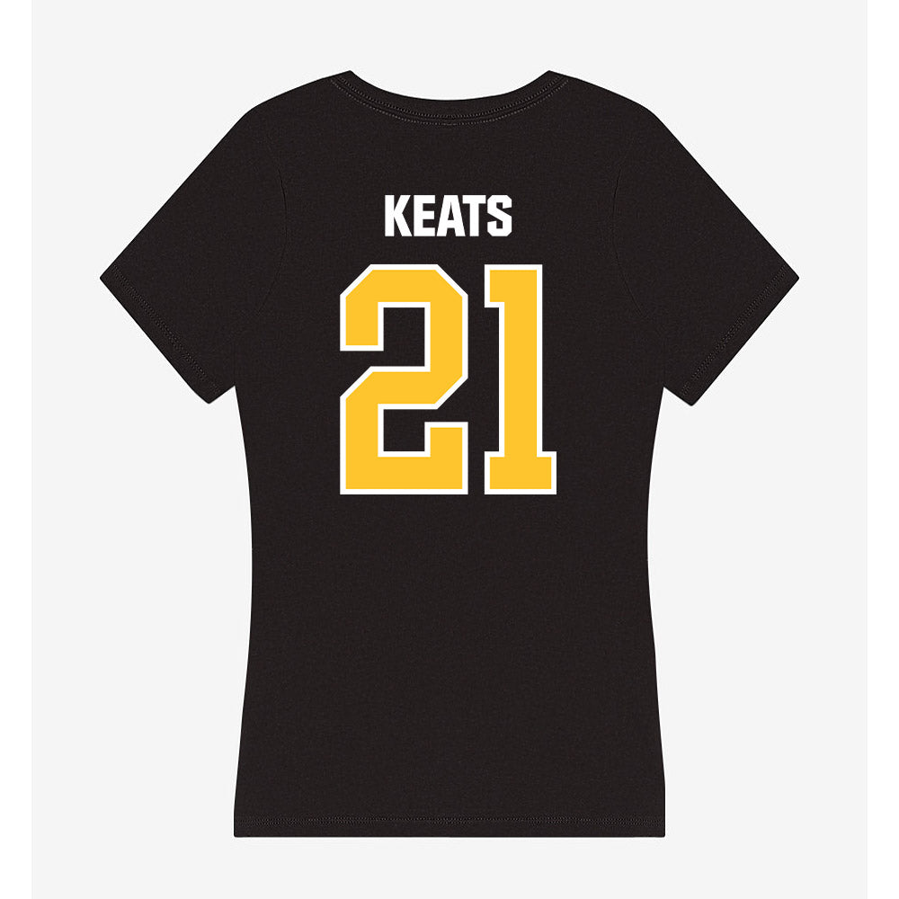 Southern Miss - NCAA Women's Basketball : Carly Keats - Women's V-Neck T-Shirt-1