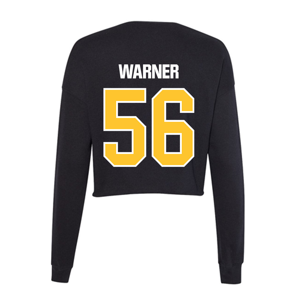 Southern Miss - NCAA Football : Brayden Warner - Women's Cropped Crew Fleece-1