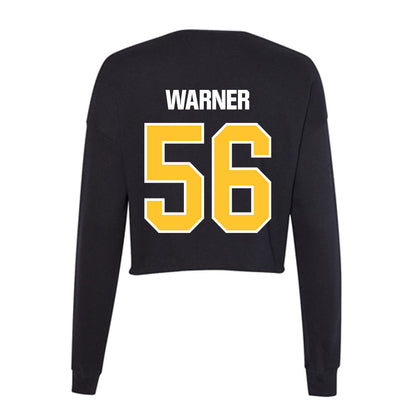 Southern Miss - NCAA Football : Brayden Warner - Women's Cropped Crew Fleece-1
