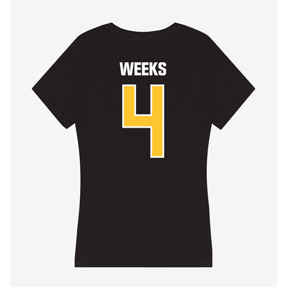 Southern Miss - NCAA Men's Basketball : Tylik Weeks - Women's V-Neck T-Shirt-1