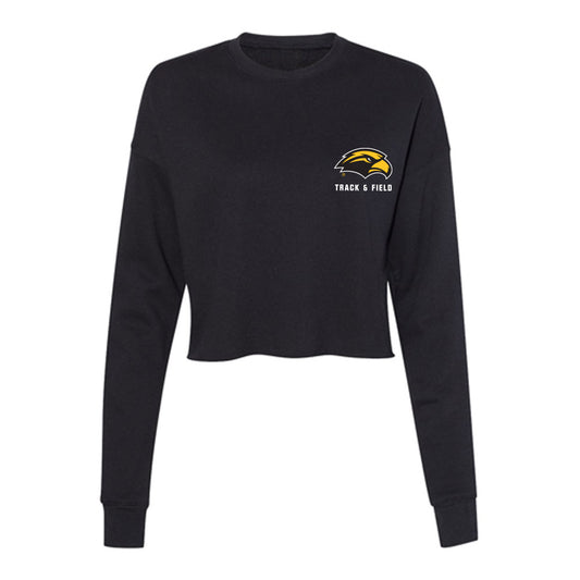 USF - NCAA Women's Track & Field : Kennedi Sanders - Women's Cropped Crew Fleece-0