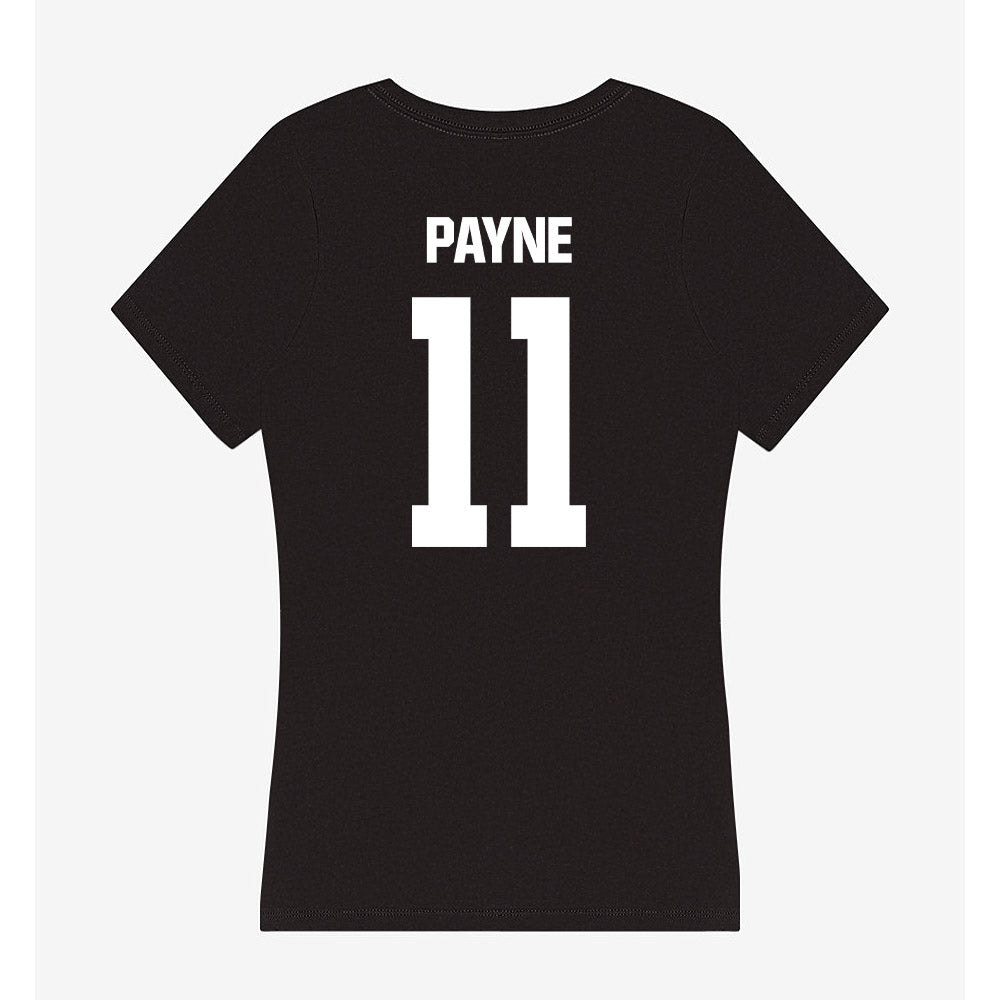 SSU - NCAA Women's Volleyball : Kya Payne - Women's V-Neck T-Shirt-1