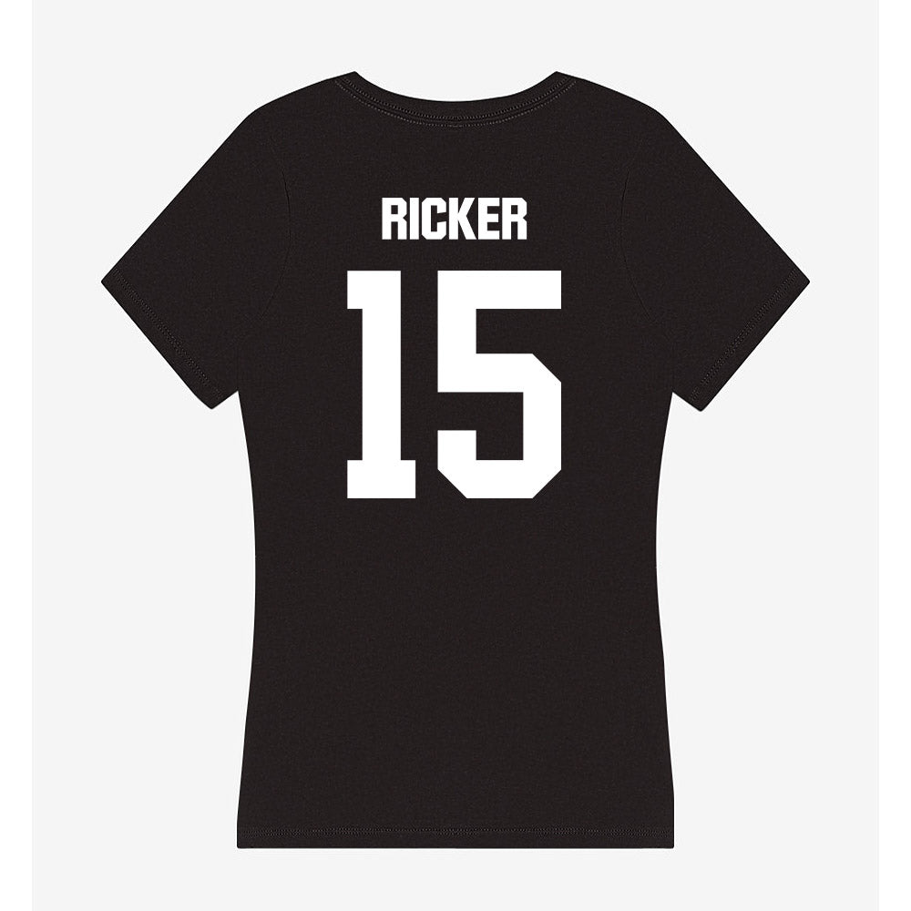 SSU - NCAA Women's Soccer : Ava Ricker - Women's V-Neck T-Shirt-1