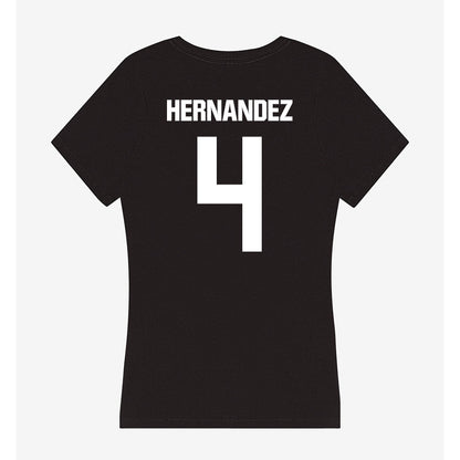 SSU - NCAA Women's Volleyball : emily hernandez - Women's V-Neck T-Shirt-1