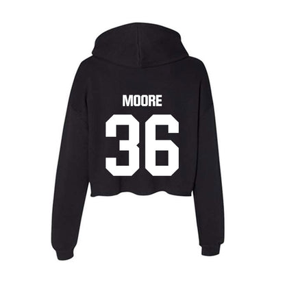 SSU - NCAA Baseball : Jesse Moore - Women's Crop Fleece Hoodie-1