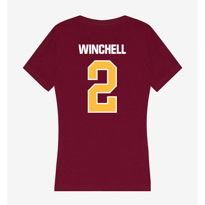 UMN Duluth - NCAA Women's Volleyball : Karsyn Winchell - Women's V-Neck T-Shirt-1
