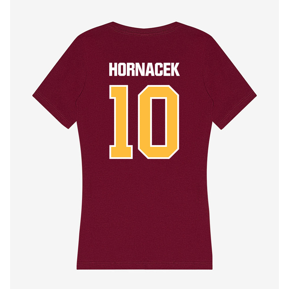 UMN Duluth - NCAA Football : Charlie Hornacek - Women's V-Neck T-Shirt-1