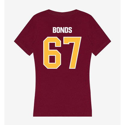 UMN Duluth - NCAA Football : Kaden Bonds - Women's V-Neck T-Shirt-1