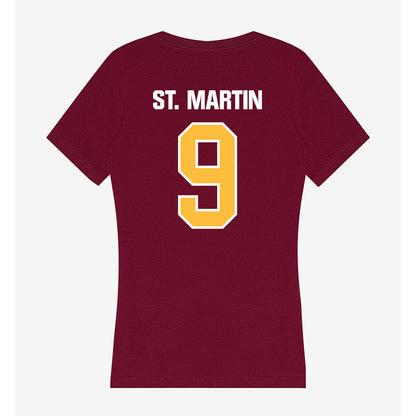 UMN Duluth - NCAA Women's Ice Hockey : Josie St. Martin - Women's V-Neck T-Shirt-1