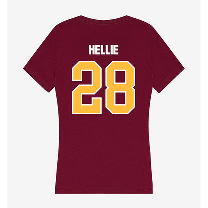UMN Duluth - NCAA Men's Ice Hockey : Bennett Hellie - Women's V-Neck T-Shirt-1