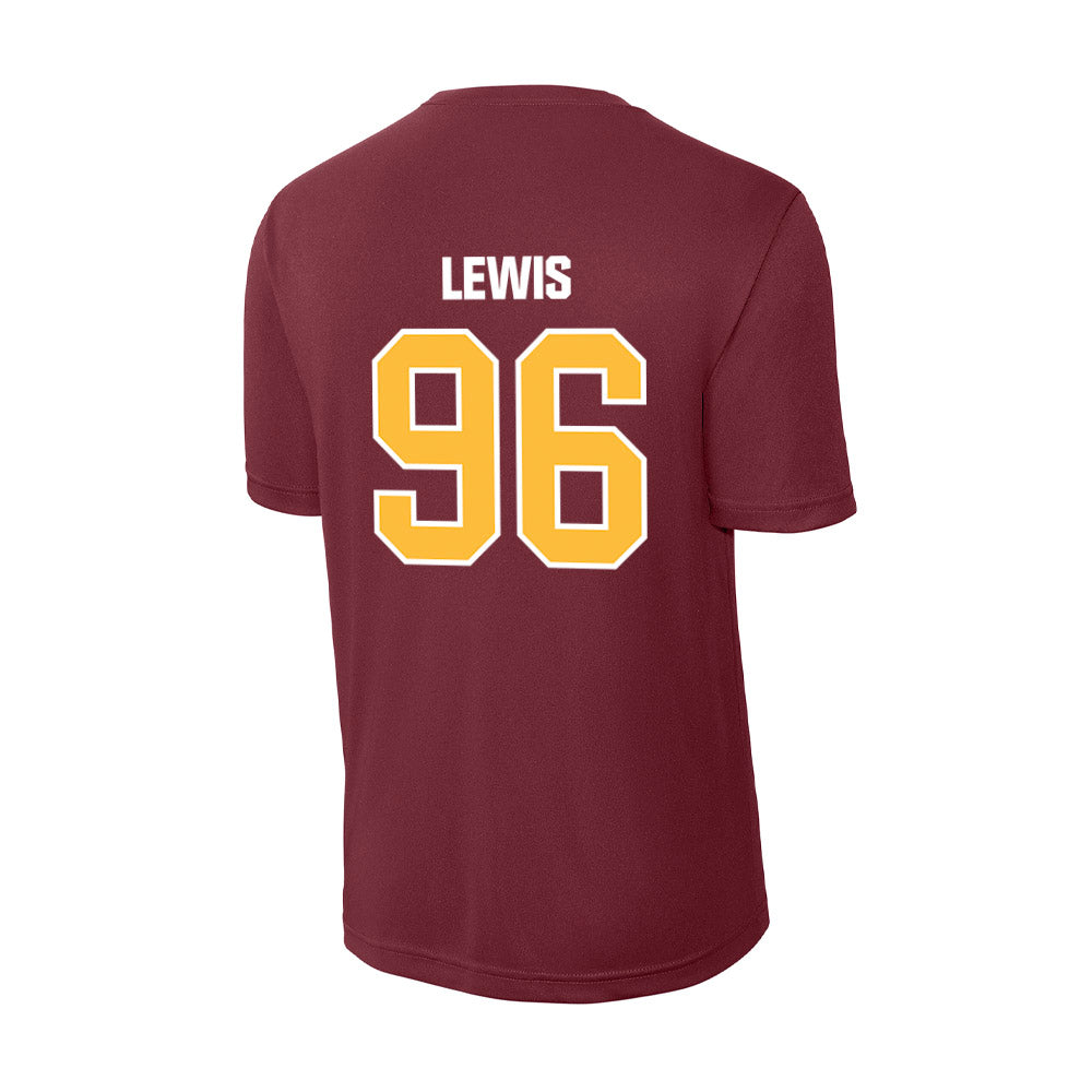 UMN Duluth - NCAA Football : Spencer Lewis - Activewear T-Shirt-1