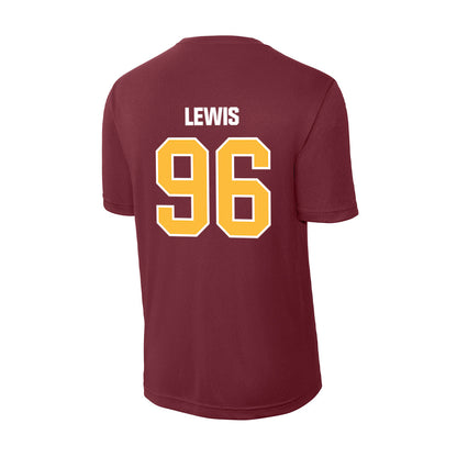 UMN Duluth - NCAA Football : Spencer Lewis - Activewear T-Shirt-1