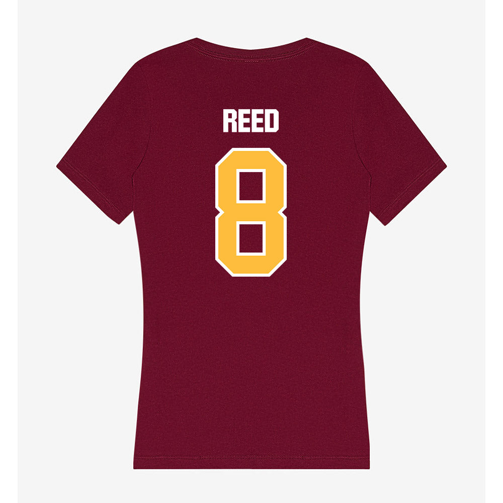 UMN Duluth - NCAA Women's Volleyball : Madison Reed - Women's V-Neck T-Shirt-1
