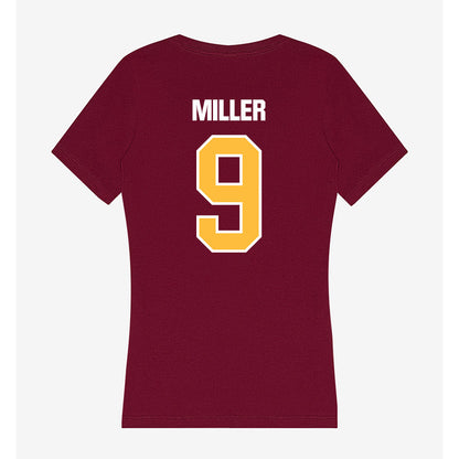 UMN Duluth - NCAA Softball : Maya Miller - Women's V-Neck T-Shirt-1