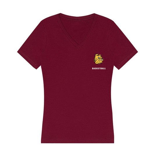 UMN Duluth - NCAA Women's Basketball : Elsie Ostmoe - Women's V-Neck T-Shirt-0