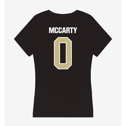 Akron - NCAA Men's Soccer : Lincoln McCarty - Women's V-Neck T-Shirt-1