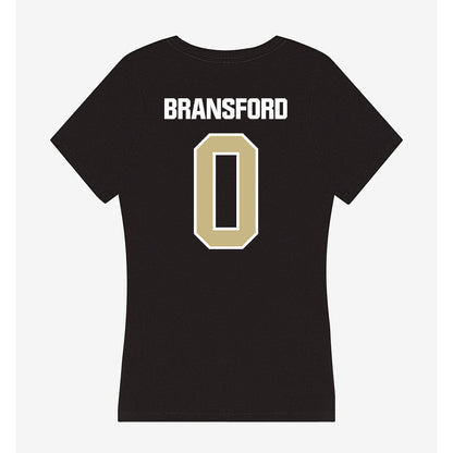 Akron - NCAA Women's Basketball : Kailee Bransford - Women's V-Neck T-Shirt-1