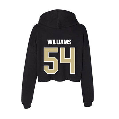 Akron - NCAA Football : Tyhler Williams - Women's Crop Fleece Hoodie-1