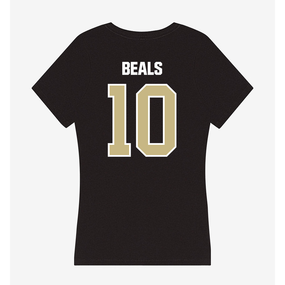 Akron - NCAA Football : Semaj Beals - Women's V-Neck T-Shirt-1