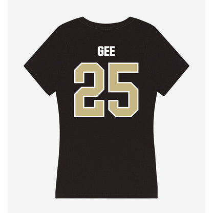 Akron - NCAA Football : Chris Gee - Women's V-Neck T-Shirt-1
