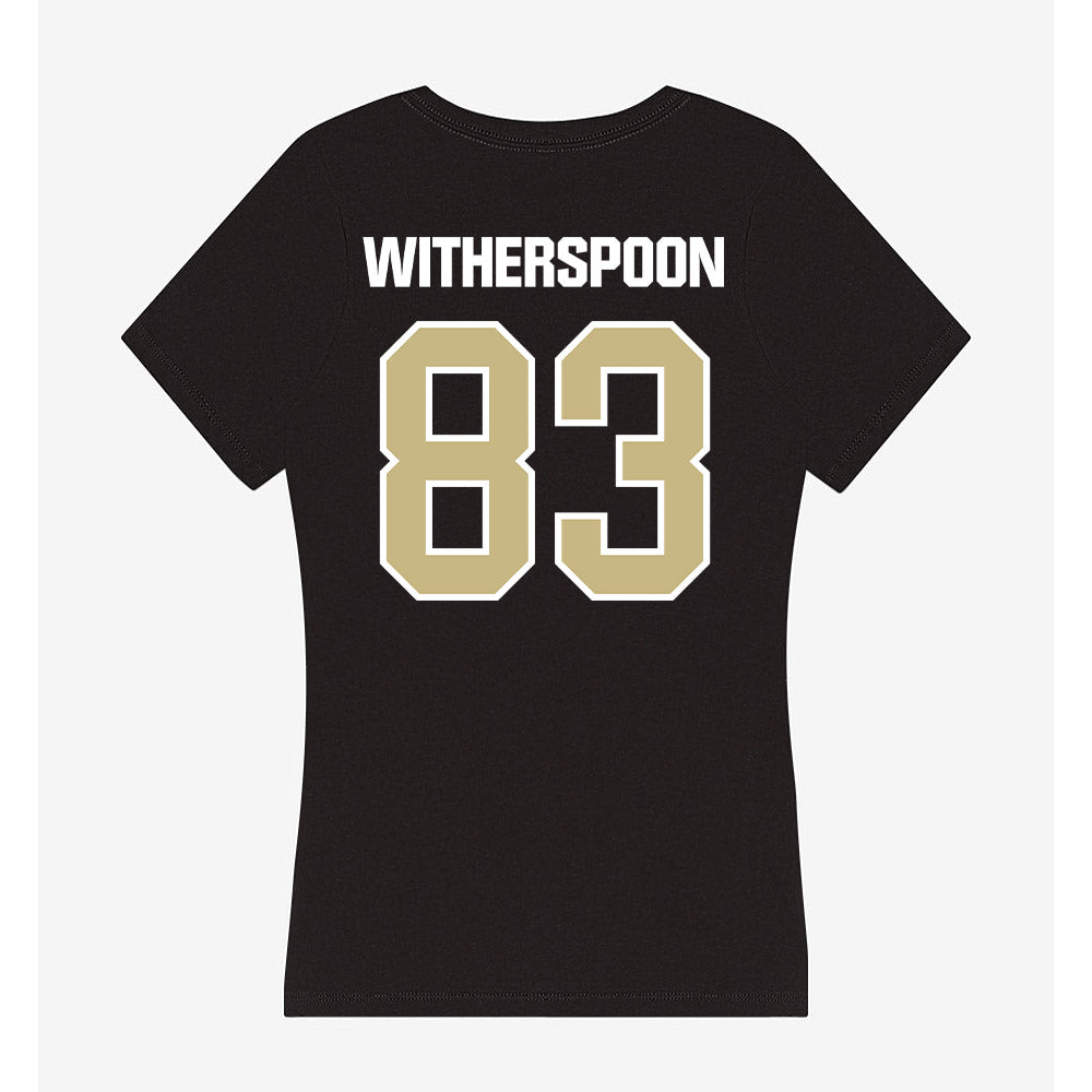 Akron - NCAA Football : Khalil Witherspoon - Women's V-Neck T-Shirt-1