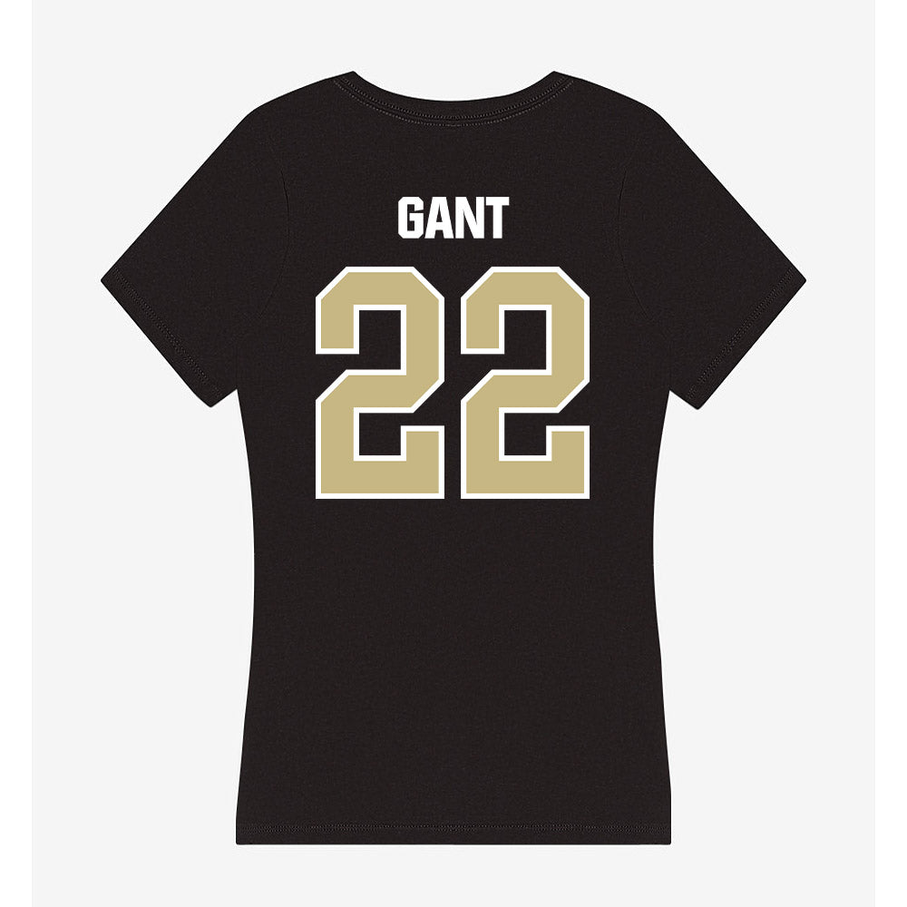 Akron - NCAA Football : Jordan Gant - Women's V-Neck T-Shirt-1