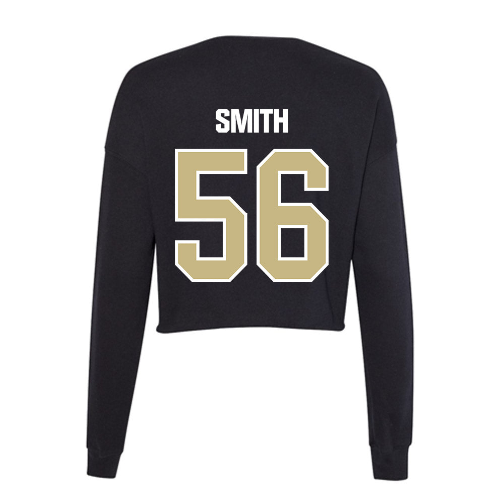 Akron - NCAA Football : Brandon Smith - Women's Cropped Crew Fleece-1