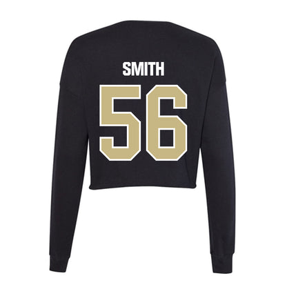 Akron - NCAA Football : Brandon Smith - Women's Cropped Crew Fleece-1