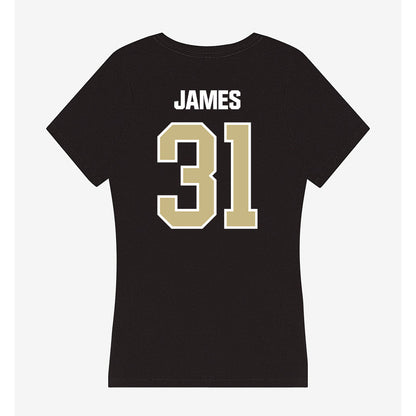 Akron - NCAA Football : Gavin James - Women's V-Neck T-Shirt-1
