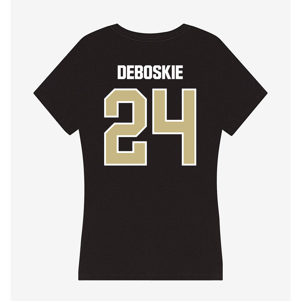 Akron - NCAA Baseball : Prince DeBoskie - Women's V-Neck T-Shirt-1