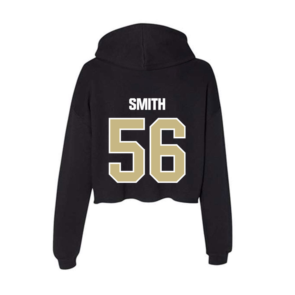 Akron - NCAA Football : Brandon Smith - Women's Crop Fleece Hoodie-1
