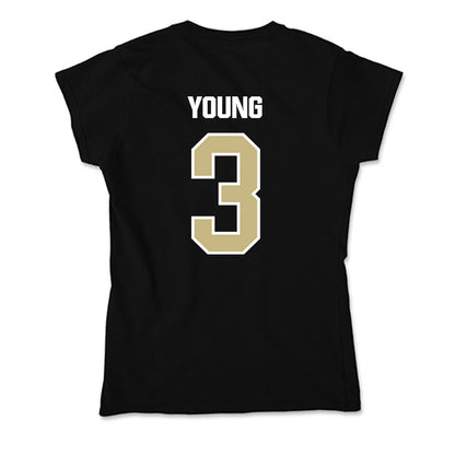 Akron - NCAA Men's Basketball : Sharron Young - Soft Style Women’s T-Shirt-1