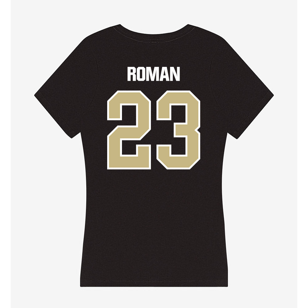 Akron - NCAA Men's Soccer : Jack Roman - Women's V-Neck T-Shirt-1