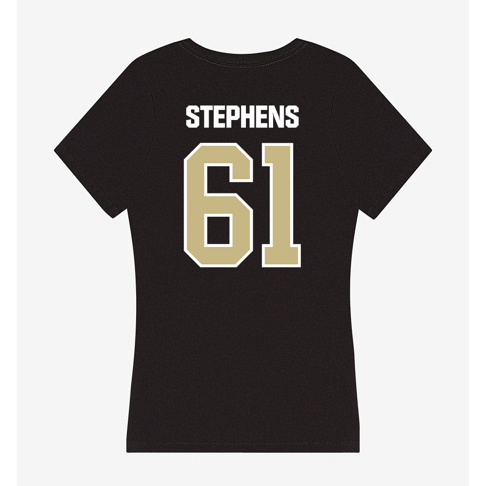 Akron - NCAA Football : Jon Stephens - Women's V-Neck T-Shirt-1