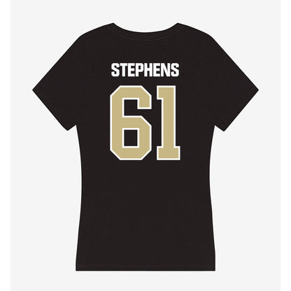 Akron - NCAA Football : Jon Stephens - Women's V-Neck T-Shirt-1
